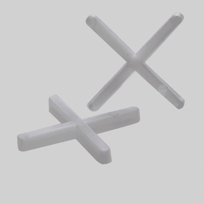2mm Cross Shaped Tile Spacers 250 Pcs
