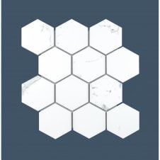 7.3cm HEX Mont Blanc 26cm x 27.8cm Wall & Floor Tile