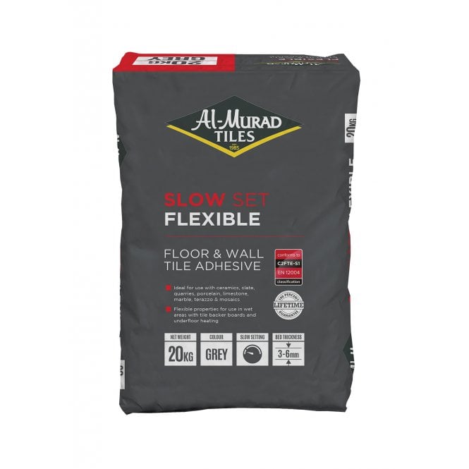 Al-Murad Slow Set Flexible Grey 20kg