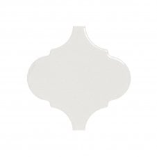 Alhambra White 12cm x 12cm Wall Tile