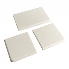 All White Fireplace Quarry Hearth Tile Set (Full Set Deal)