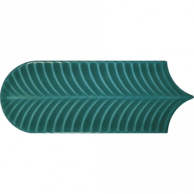 Alma Scale Emerald 8cm x 21.5cm Wall Tile