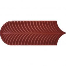 Alma Scale Garnet 8cm x 21.5cm Wall Tile