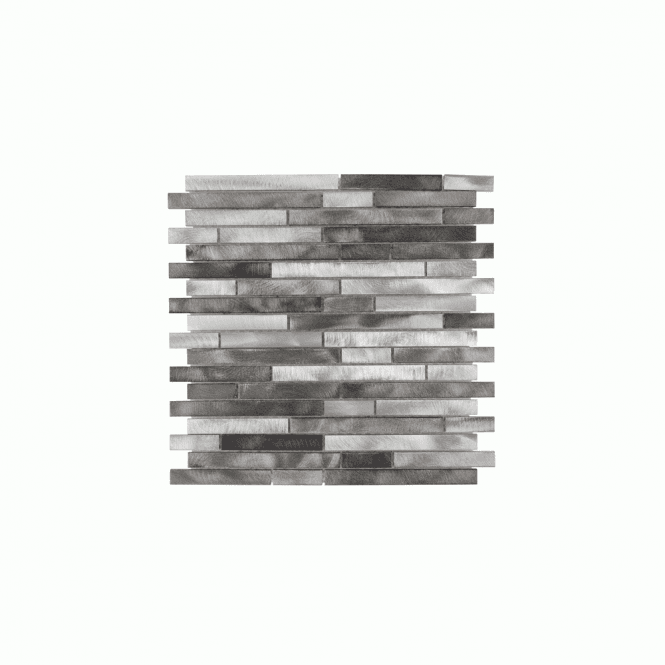 Stacked Aligned Brick 45x95mm Ceramic Mosaic Tiles For Backsplash & Wall, Contemporary