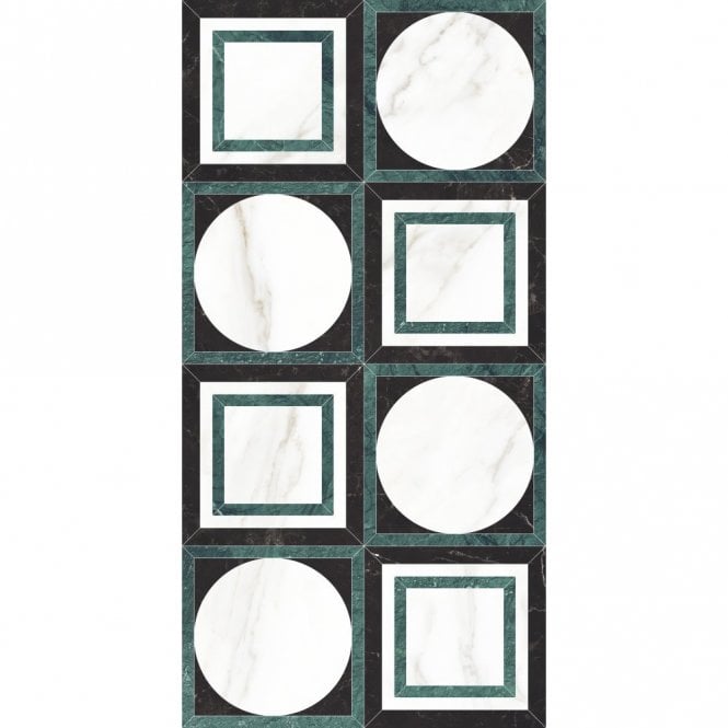 Antico Verde Decor 60cm x 120cm Wall & Floor Tile