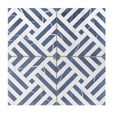 Apollon Sapphire Blue Pre-Cut 45cm x 45cm Wall & Floor Tile