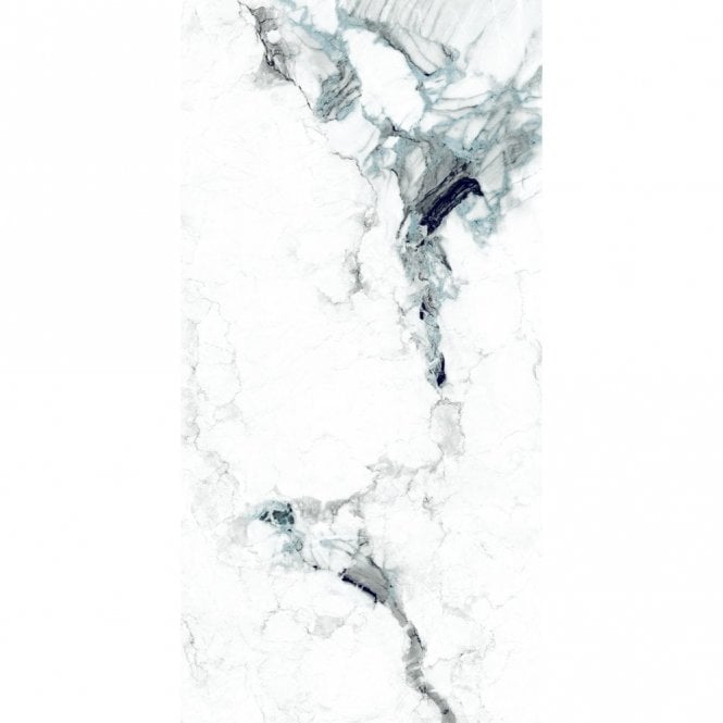 Arrezo Teal Gloss Wall & Floor Tile 60cm x 120cm