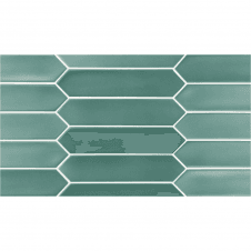 Arrow Lanse Viridian 5cm x 25cm Wall Tile