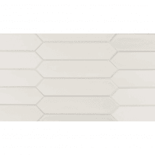Arrow Lanse White 5cm x 25cm Wall Tile