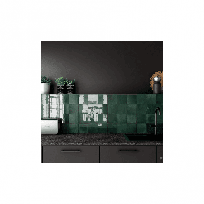 Artisan Moss Green 13.2cm x 13.2cm Wall Tile