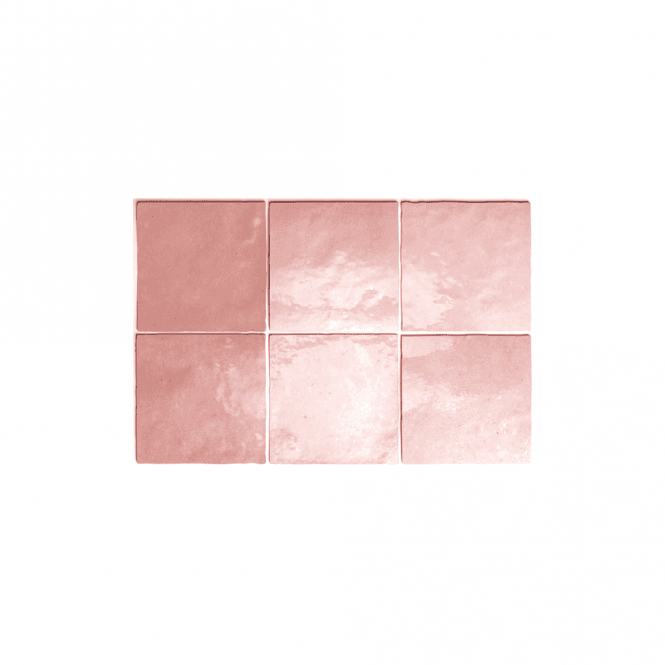 Artisan Rose Mallow 13.2cm x 13.2cm Wall Tile