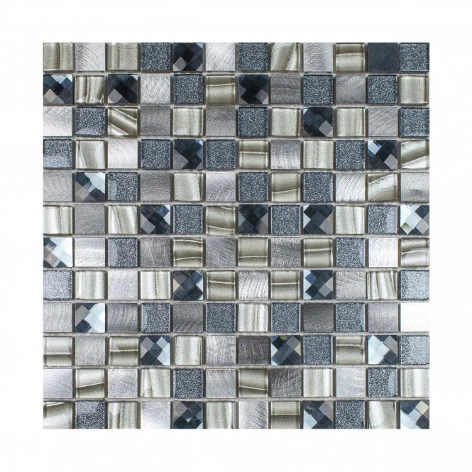 Aspect Cold Mosaic 30cm x 30cm Mosaic Tile