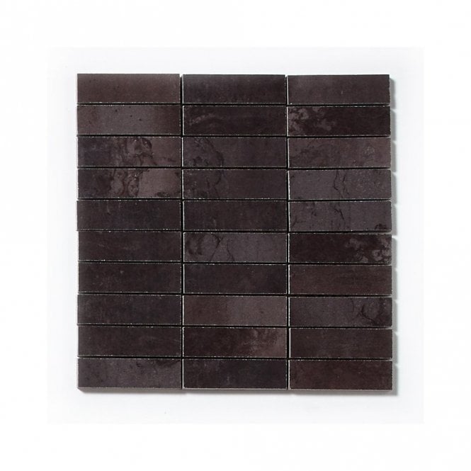 Azteca Ceramica Cosmos Lux Negro Mosaic 30cm x 30cm Wall & Floor Tile