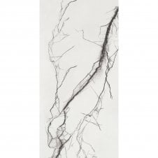 B&W Marble Matt 60cm x 120cm Wall and Floor Tile