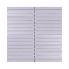 Bamboo Periwinkle Purple (1.5cm x 14.5cm) 29.7cm x 29.7cm Mosaic Tile