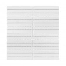Bamboo Rice White (1.5cm x 14.5cm) 29.7cm x 29.7cm Mosaic Tile