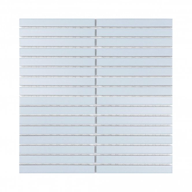 Bamboo Tropical Blue (1.5cm x 14.5cm) 29.7cm x 29.7cm Mosaic Tile