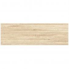 Bandwood Cream Matt WT1026 39.8cm x 119.8cm Wall Tile