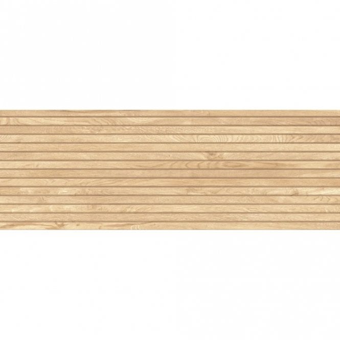 Bandwood Light Beige Matt WT1026 39.8cm x 119.8cm Wall Tile