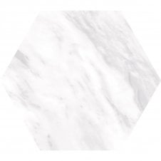 Bardiglio Hexagon Light 17.5cm x 20cm Wall & Floor Tile