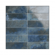 Bellagio Blu 10cm x 30cm Wall Tile