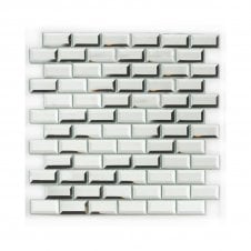 Bevel Mirror (2.5cm x 5cm) 31cm x 32.2cm Mosaic Tile
