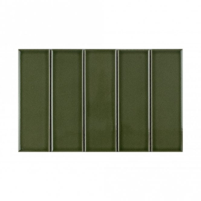 Bexley Forest Green 31.5cm x 19.8cm (6cm x 19.5cm) Mosaic Tile