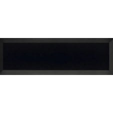 Bisel Negro Brillo 10cm x 30cm Wall Tile