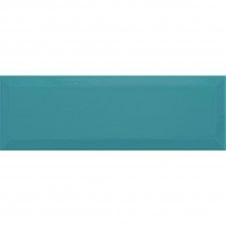 Bisel Turquesa Brillo 10cm x 30cm Wall Tile