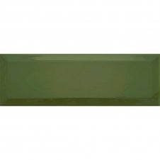 Bisel Verde Botella Brillo 10cm x 30cm Wall Tile