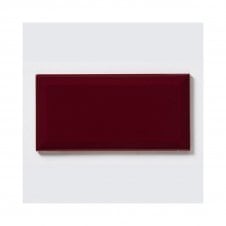 Biselado Granate Brillo 10cm x 20cm Wall Tile