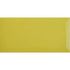 Biselado Mostaza Brillo 10cm x 20cm Wall Tile