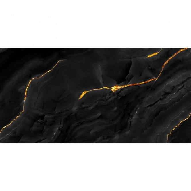 Black Onyx Gold Polished 60cm x 120cm Wall and Floor Tile