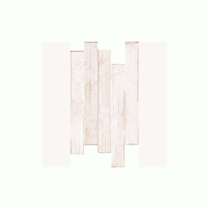 Blendart White 15cm x 120cm Wall & Floor Tile