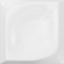 Dot Gr1 White 12.6cm x 12.6cm Wall Tile