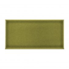 Puddle Glaze Olive Green 7.5cm x 15cm Wall Tile