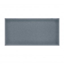 Puddle Glaze Smoked Grey 7.5cm x 15cm Wall Tile
