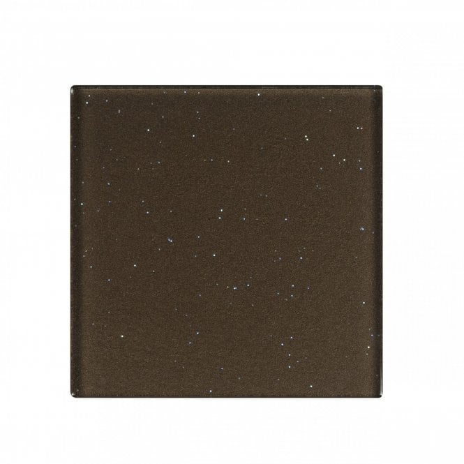 Brown Laser 10cm x 10cm Glass Wall Tile
