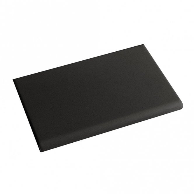 Bull Nose Black 9.6cm x 14.6cm Wall & Floor Tile