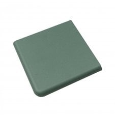 Bullnose Dark Green Corner 9.6cm x 9.6cm Wall & Floor Tile