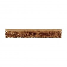 Bullnose Honey Crackle 3.8cm x 23.5cm Wall Tile