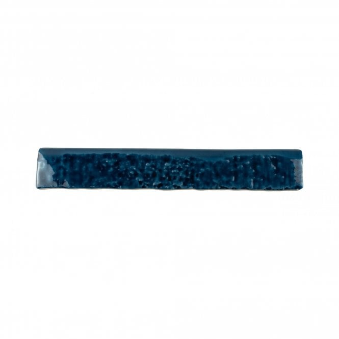 Bullnose Indigo Crackle 3.8cm x 23.5cm Wall Tile