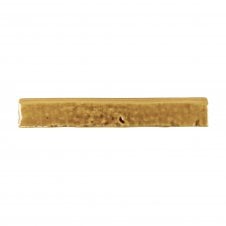 Bullnose Mustard Crackle 3.8cm x 23.5cm Wall Tile