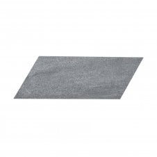 Canyon Chevron Nero Left 10cm x 30cm Wall Tile
