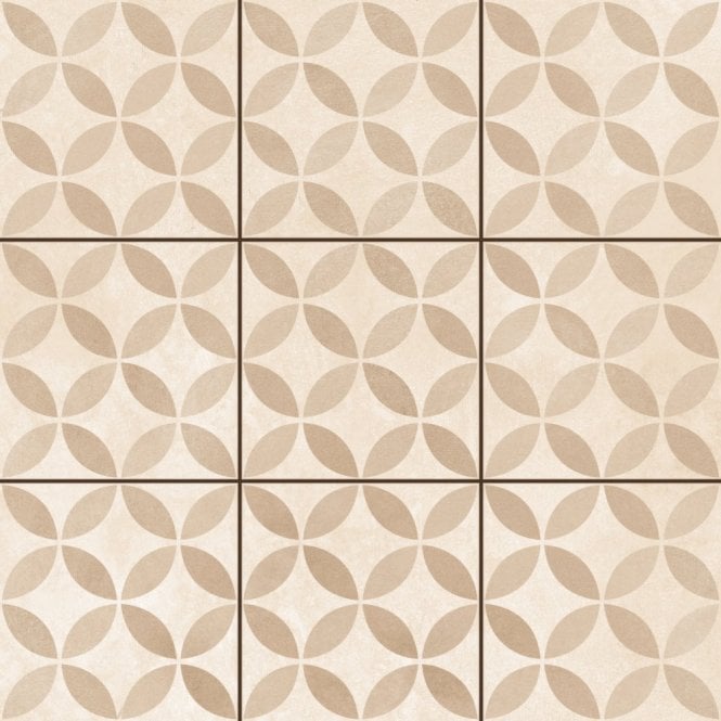 Carlingford Bone 45cm x 45cm Wall and Floor Tile