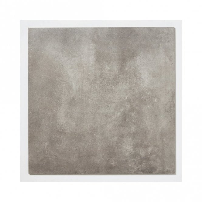Cement Charcoal Porcelain 80cm x 80cm Wall & Floor Tile