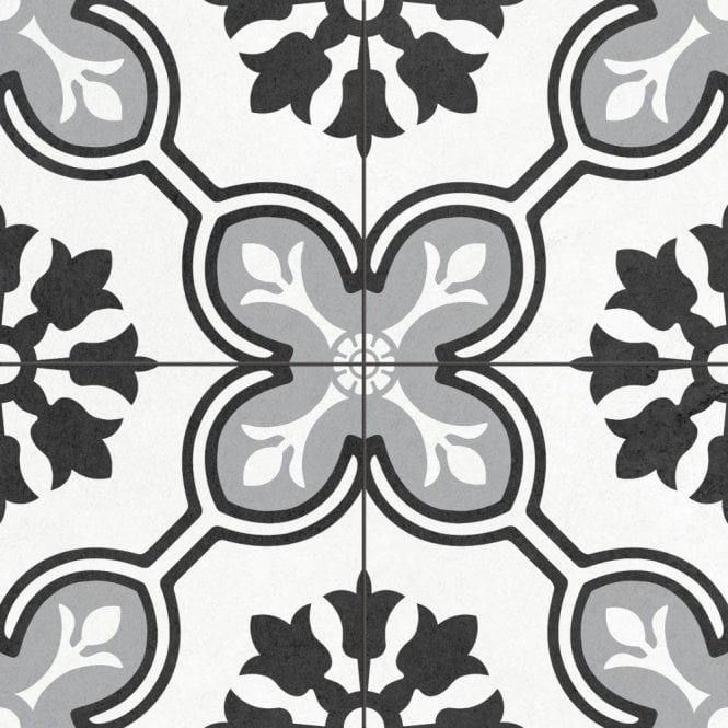 Chateau Noir Pre cut 45cm x 45cm Wall & Floor Tile