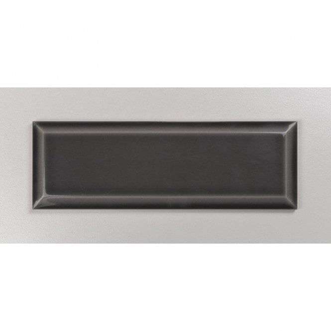 Cincel Craquele Charcoal 7.5cm x 22.5cm Wall Tile