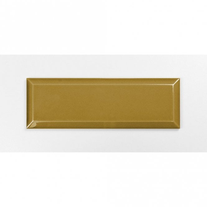 Cincel Craquele Mustard 7.5cm x 22.5cm Wall Tile
