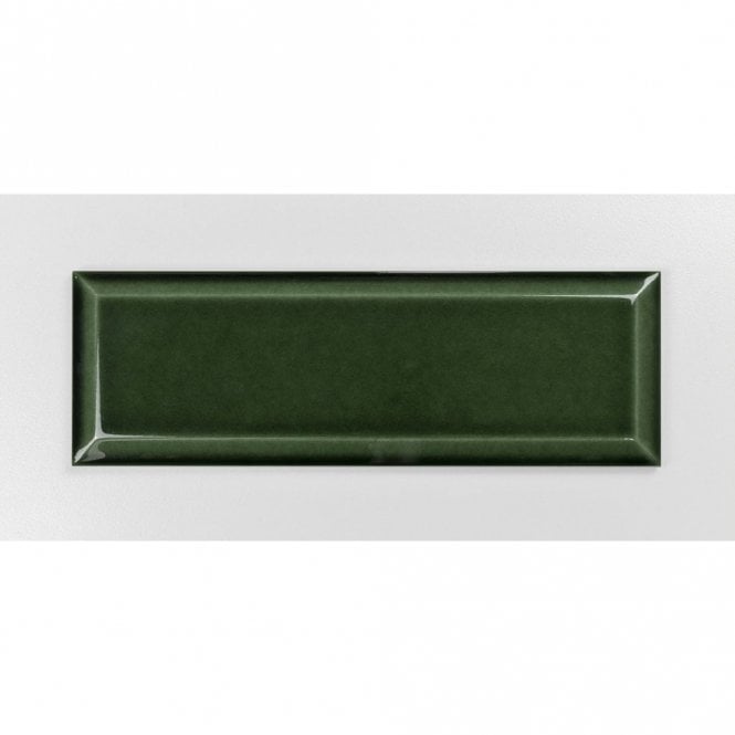 Cincel Craquele Verde Cristal 7.5cm x 22.5cm Wall Tile